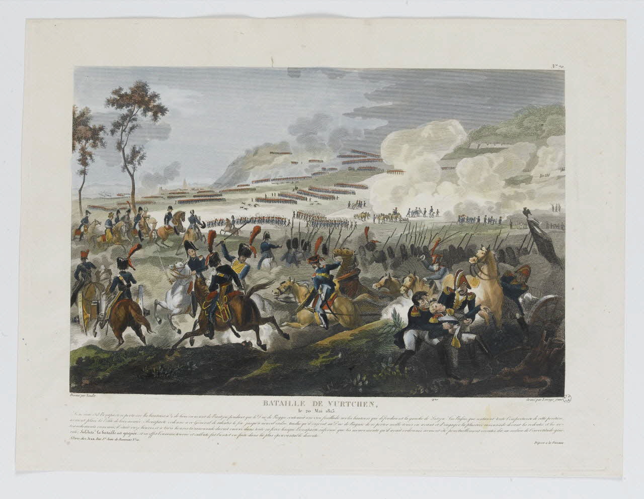 Naudet ; Lerouge jeune ; Jean imagerie ancienne BATAILLE DE VURTCHEN Paris 1813-1820 1963.56.56 Photo RMN-Grand Palais (Mucem)
