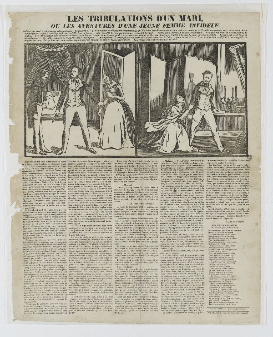 canard LES TRIBULATIONS D'UN MARI 1965.10.18 Photo RMN-Grand Palais (Mucem)