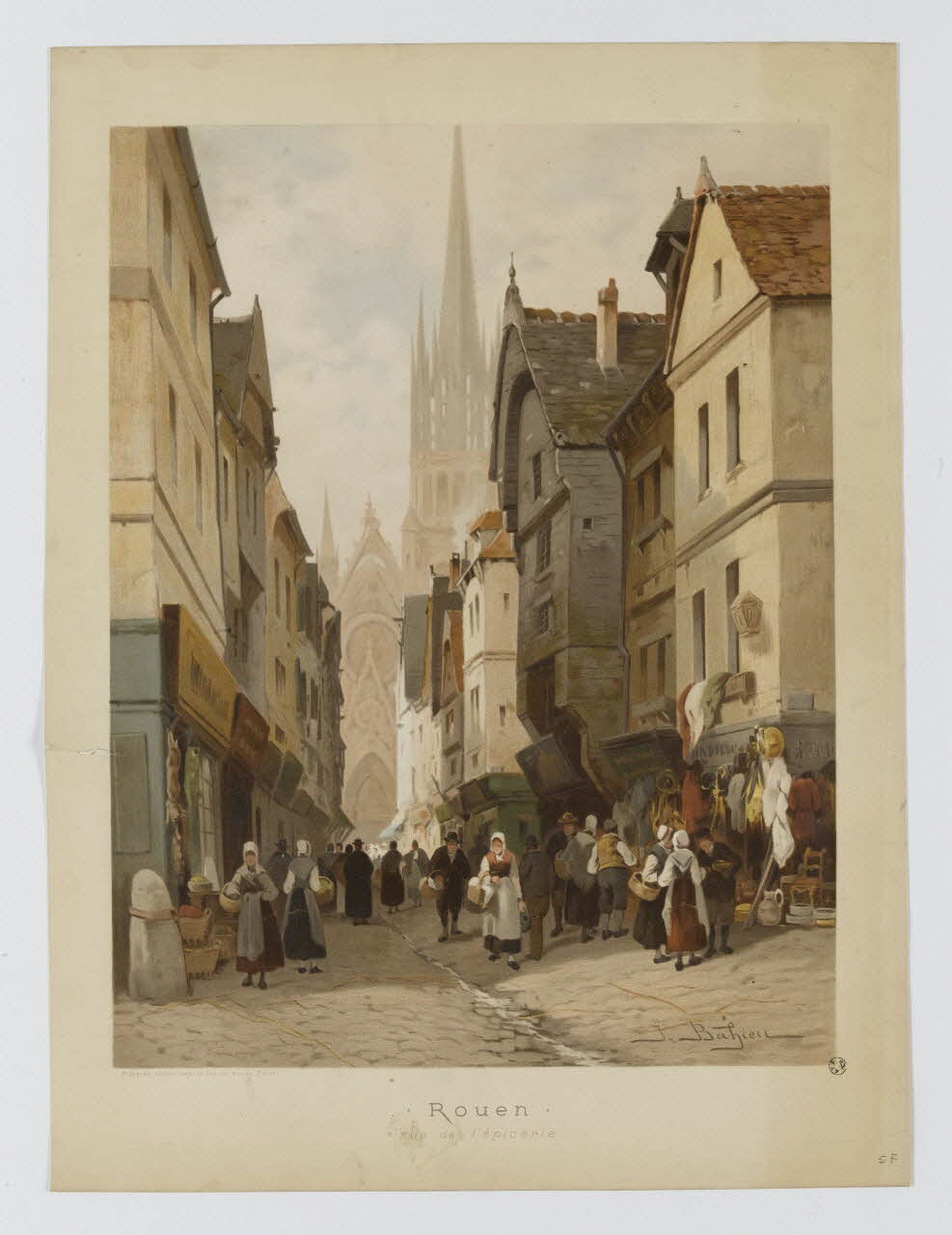 Bahieu Jules-G. ; Legras estampe Rouen. Paris 1885-1895 1966.10.35 Photo RMN-Grand Palais (Mucem)