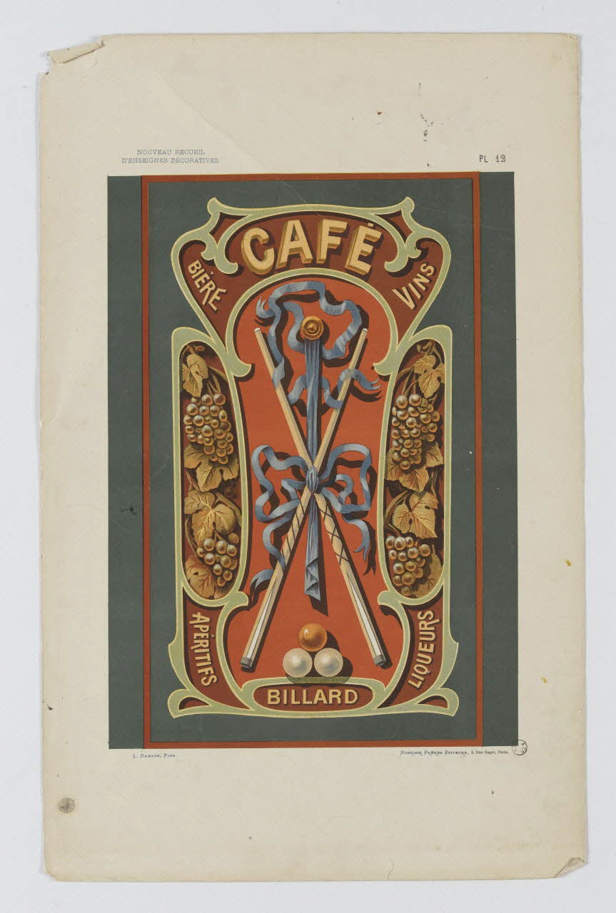 Monrocq estampe CAFÉ Paris 1914 1970.23.33 Photo RMN-Grand Palais (Mucem)