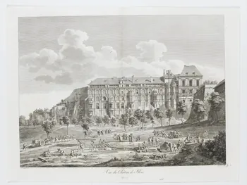 estampe Vue du Château de Blois. 1978.11.13 Photo RMN-Grand Palais (Mucem)