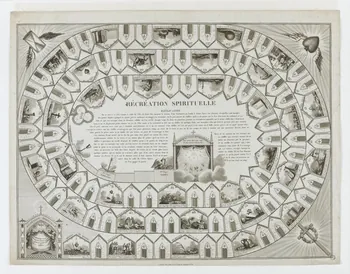 Jean imagerie ancienne RECREATION SPIRITUELLE Ile-de-France, France 1804-1846 1978.12.2 Photo RMN-Grand Palais (Mucem)