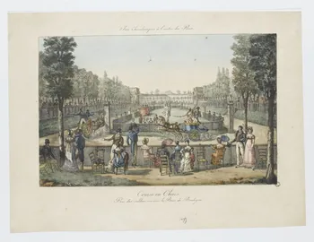 estampe Jeux chevaleresques à l'instar des Preux. 1825 1979.18.11  Photo RMN-Grand Palais (Mucem)