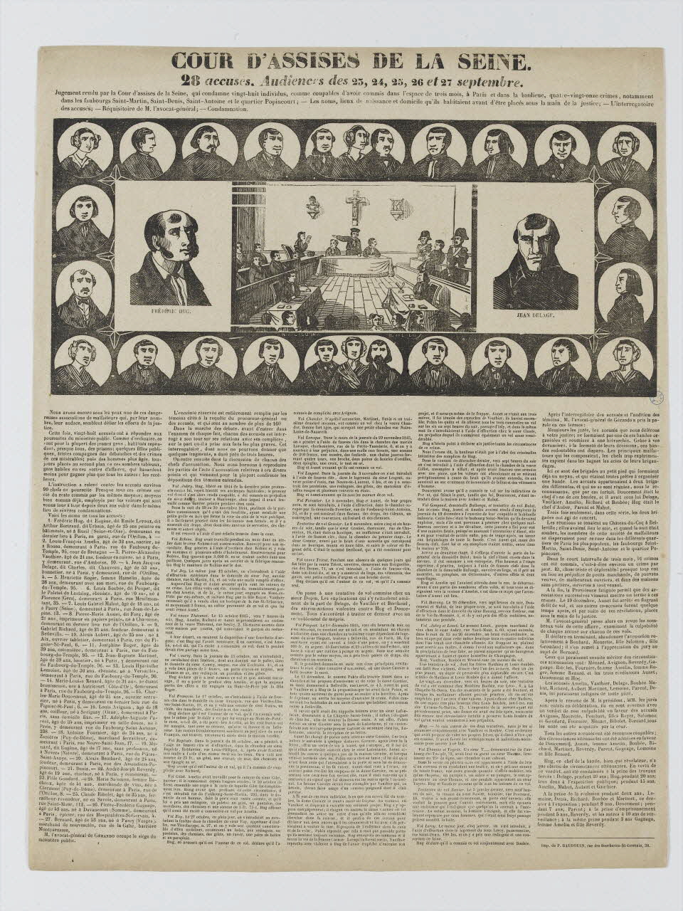 canard COUR D'ASSISES DE LA SEINE. 1981.38.4 Photo RMN-Grand Palais (Mucem)