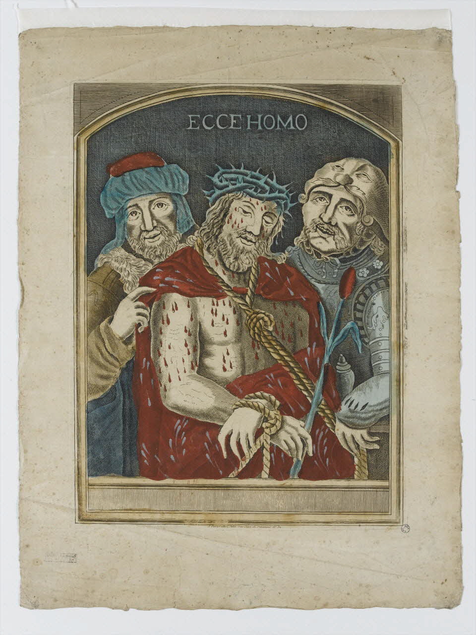 Jean imagerie ancienne ECCE HOMO Paris 1798-1806 1986.81.79 Photo RMN-Grand Palais (Mucem)