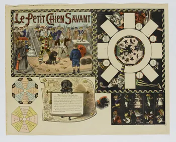 jeu de société LE PETIT CHIEN SAVANT 1990.39.10  Photo RMN-Grand Palais (Mucem)