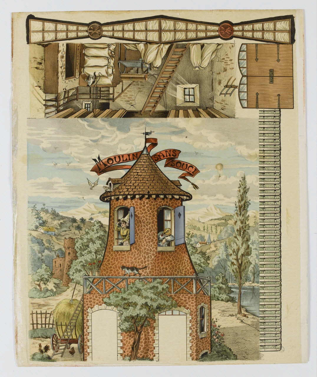 jeu MOULIN SANS SOUCI 1990.39.17 Photo RMN-Grand Palais (Mucem)