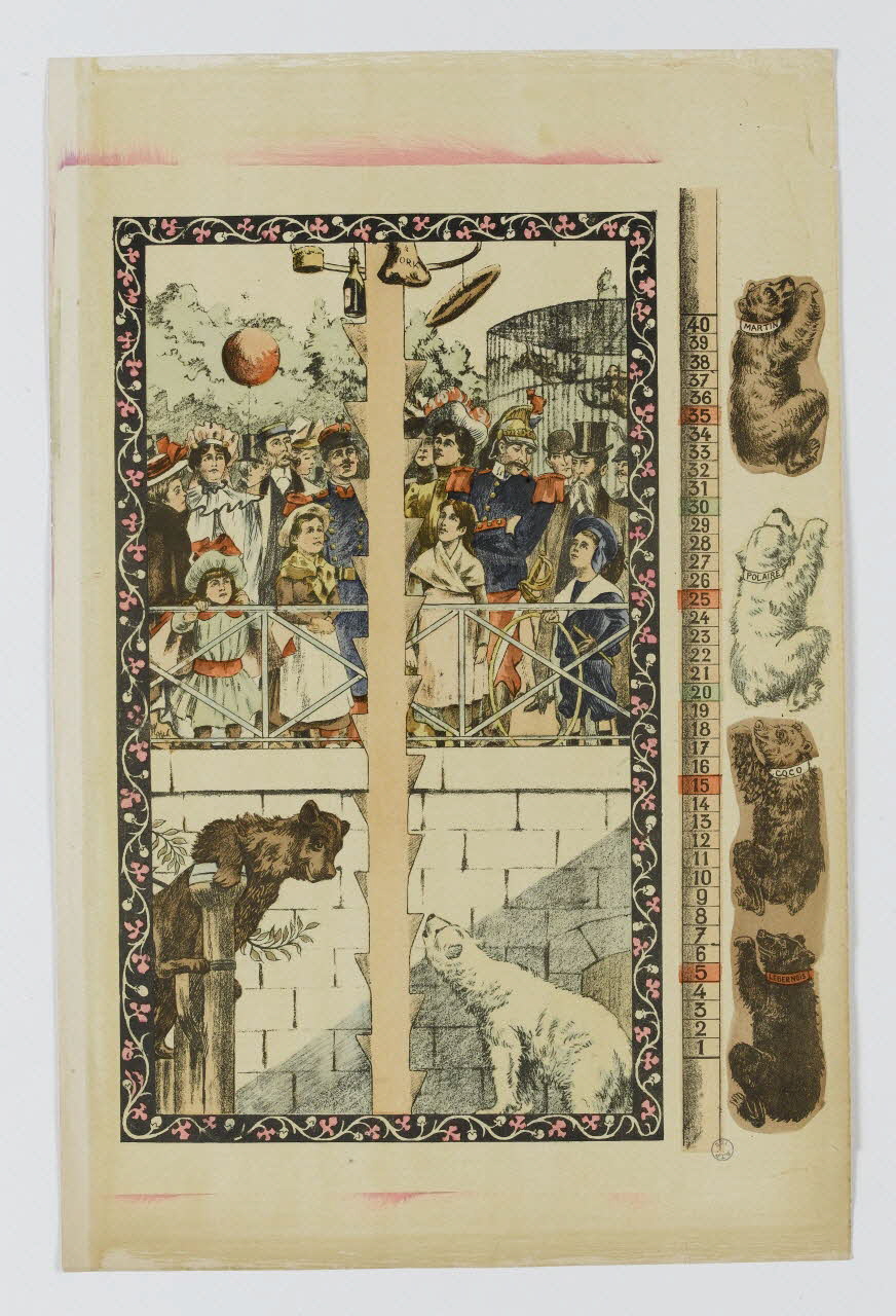 jeu Le jeu de la fosse aux ours 1990.39.20 Photo RMN-Grand Palais (Mucem)