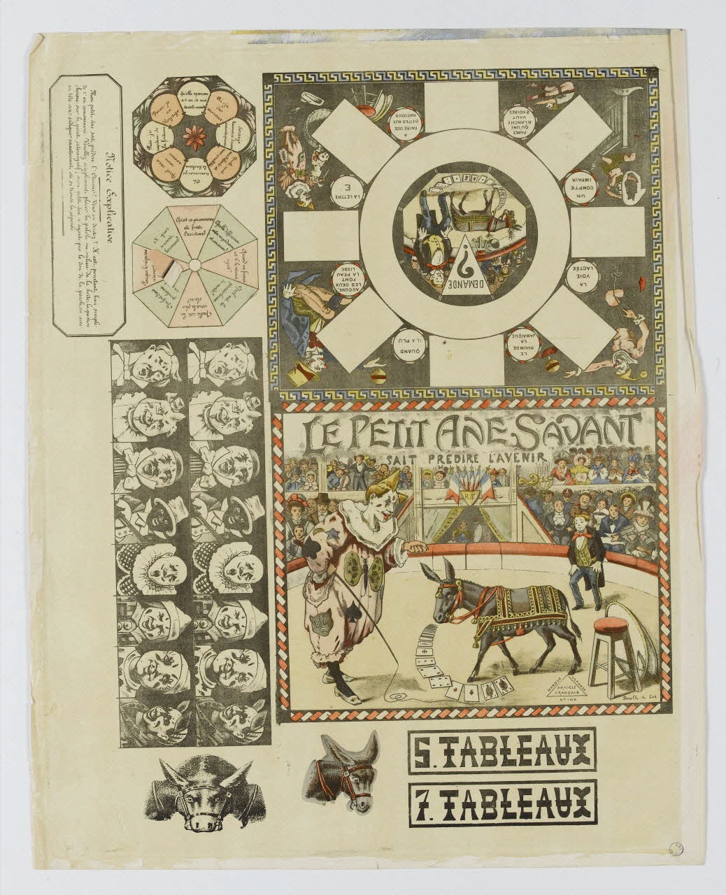 jeu de société LE PETIT ANE SAVANT 1990.39.23 Photo RMN-Grand Palais (Mucem)