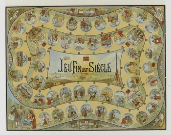 Léon Saussine jeu de société JEU FIN DE SIECLE Paris 1891 1990.39.26 Photo RMN-Grand Palais (Mucem)