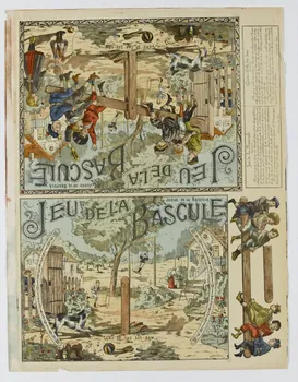 jeu de société JEU DE LA BASCULE 1990.39.57 Photo RMN-Grand Palais (Mucem)