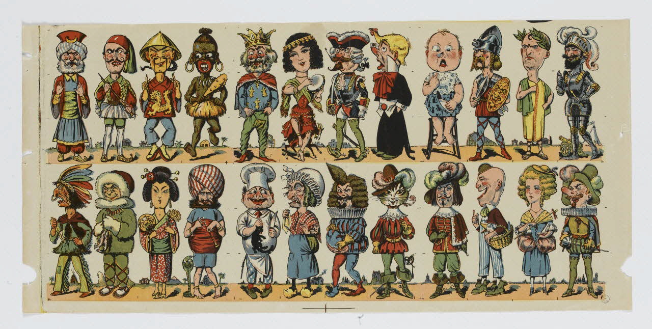 jeu Galerie de portraits charge 1990.39.59 Photo RMN-Grand Palais (Mucem)