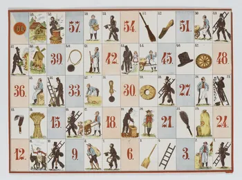 jeu de société Jeu du ramoneur et du meunier 1990.39.74 Photo RMN-Grand Palais (Mucem)