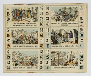 jeu Six scènes de la vie de Jeanne d'Arc 1992.20.29 Photo RMN-Grand Palais (Mucem)