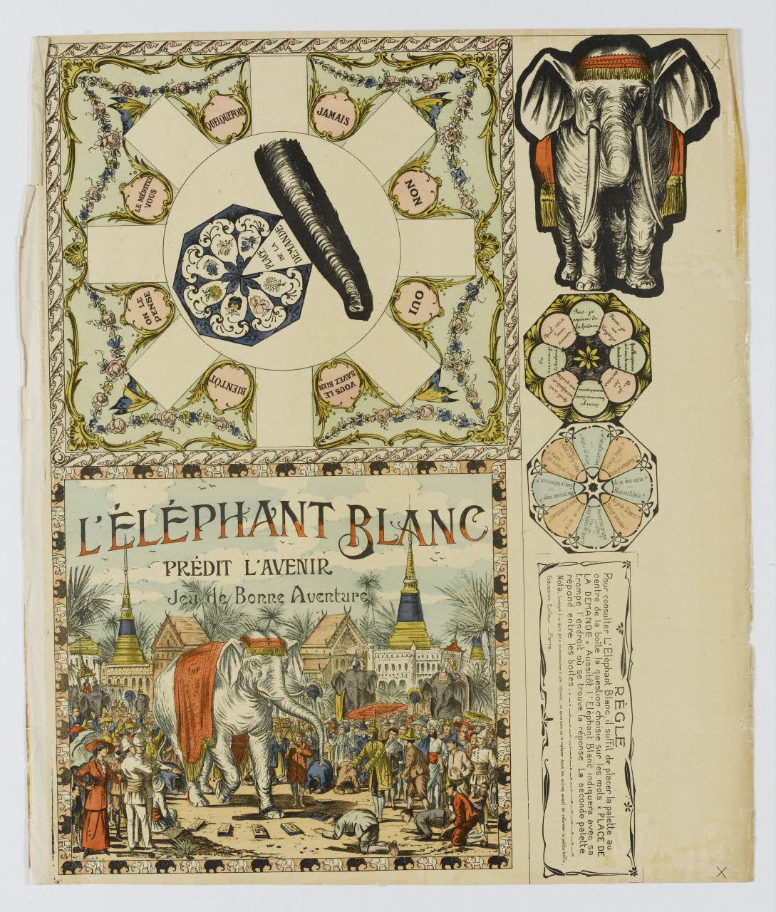 jeu L'ELEPHANT BLANC  PREDIT L'AVENIR 1992.20.52 Photo RMN-Grand Palais (Mucem)
