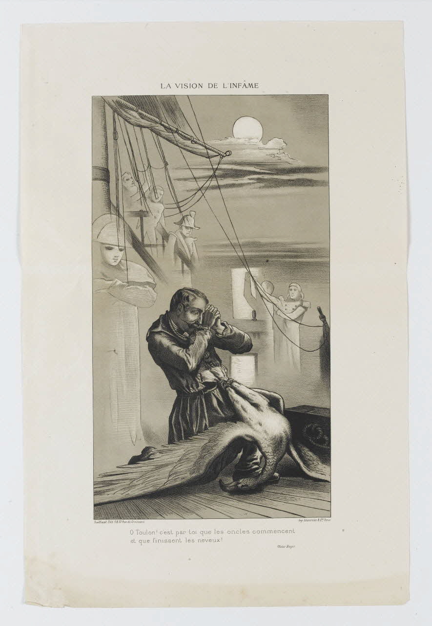 Saillant estampe LA VISION DE L'INFÂME Paris 1870 1996.4.54 Photo RMN-Grand Palais (Mucem)