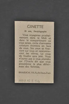 carte Le sphinx 1987.15.2.3.4  Photo Mucem
