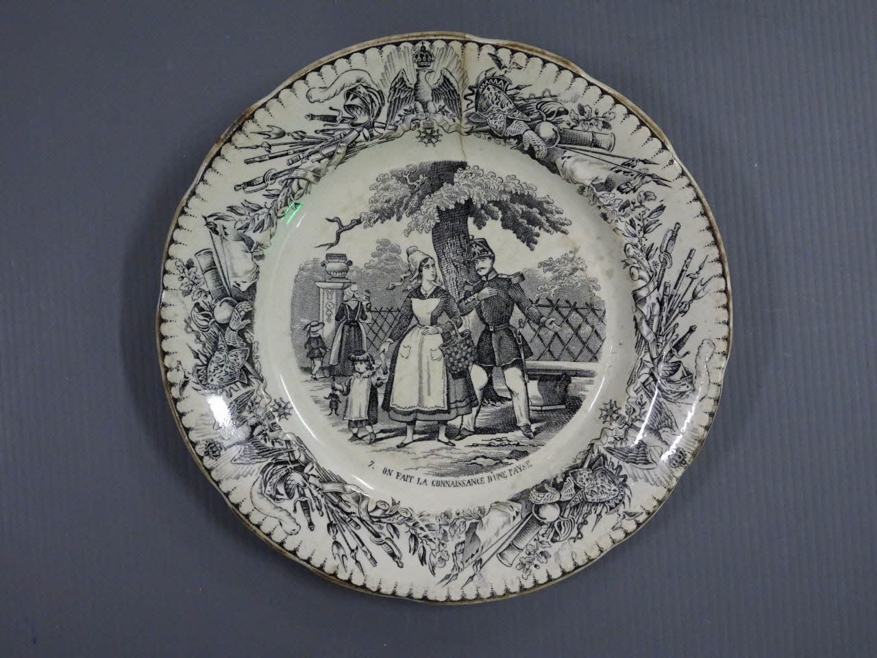 assiette plate 1963.39.2 Photo