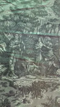 pièce de tissu Toile illustrée, "le solitaire" 1967.119.444 Photo
