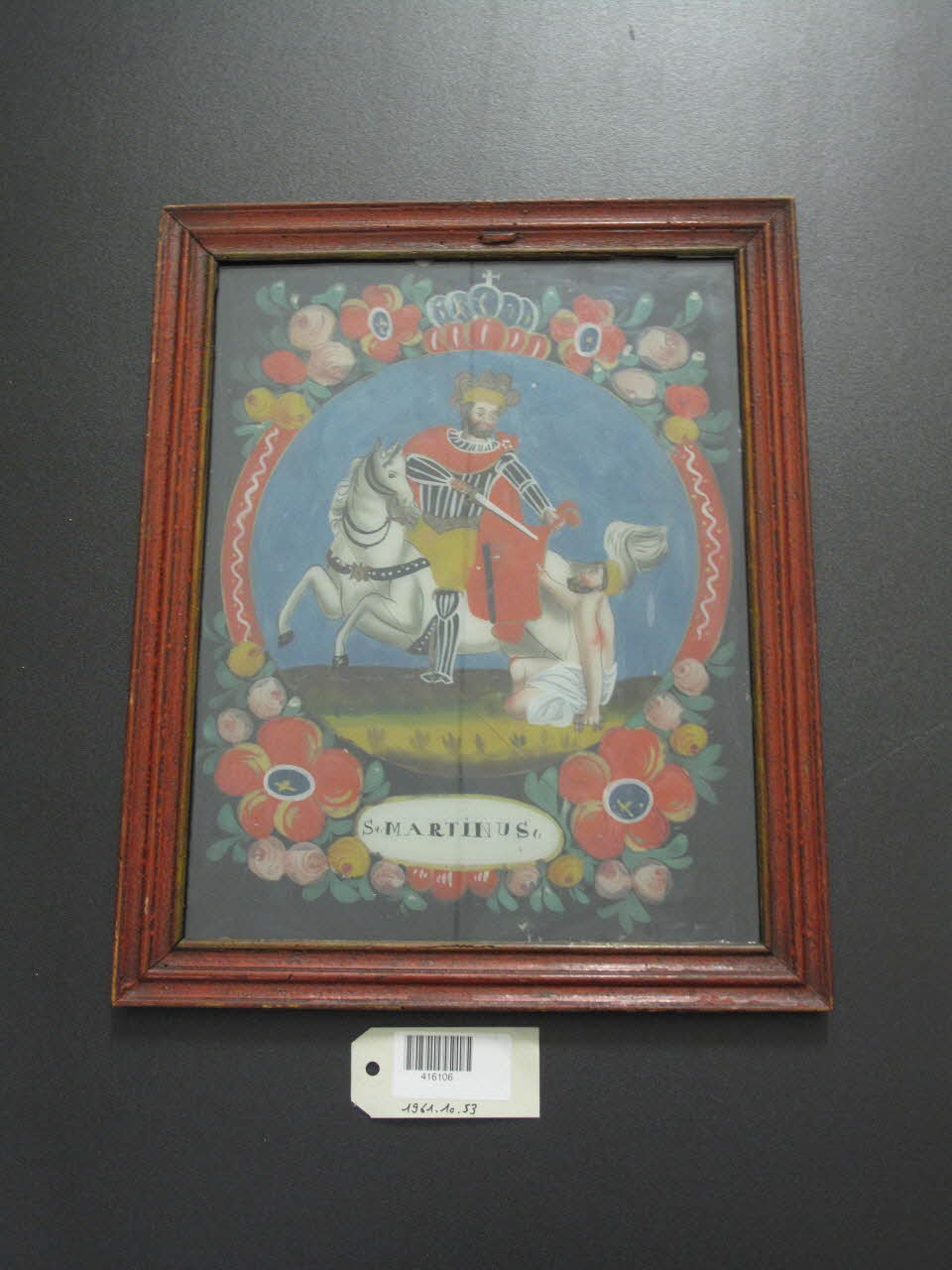 peinture sous verre S. Martinus 1961.10.53 Photo