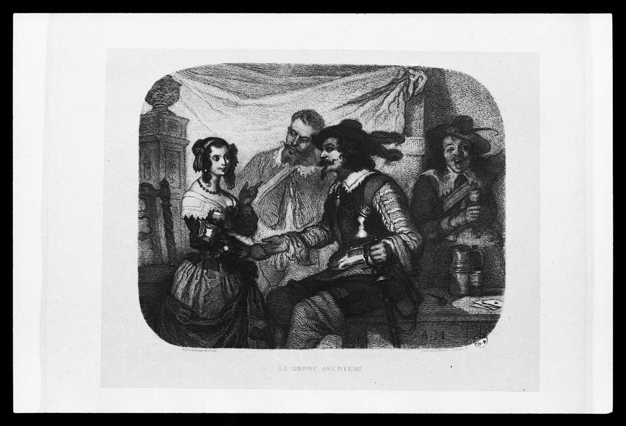 photographie "La bonne aventure de Masson". Estampe. Eau forte Ph.1986.2.23 Photo