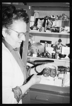 photographie MNATP. Enquête chez Madame B. Veuve d'un ouvrier des papeteries de la seine Ph.1986.39.14 Photo