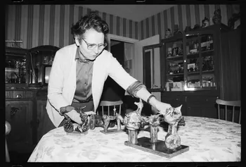 photographie MNATP. Enquête chez Madame B. Veuve d'un ouvrier des papeteries de la seine Ph.1986.39.25 Photo
