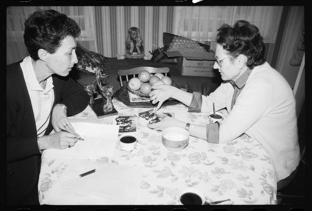 photographie MNATP. Enquête chez Madame B. Veuve d'un ouvrier des papeteries de la seine Ph.1986.39.30  Photo