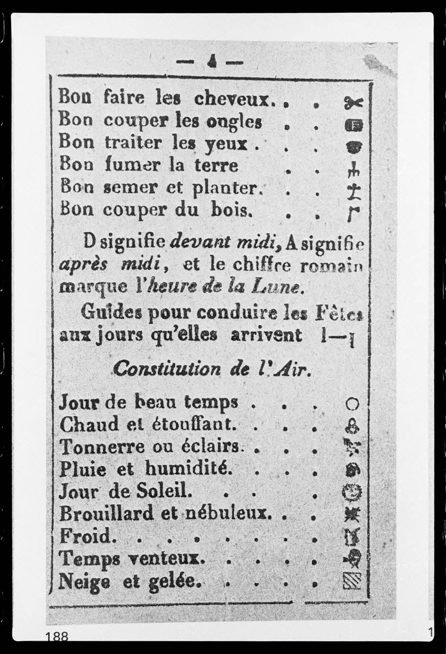 photographie Almanach des bergers. 1892 Ph.1986.56.2 Photo