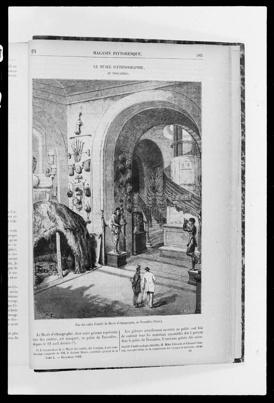 photographie Musée d'ethnographie du Trocadéro (Paris) Ph.1986.58.1 Photo