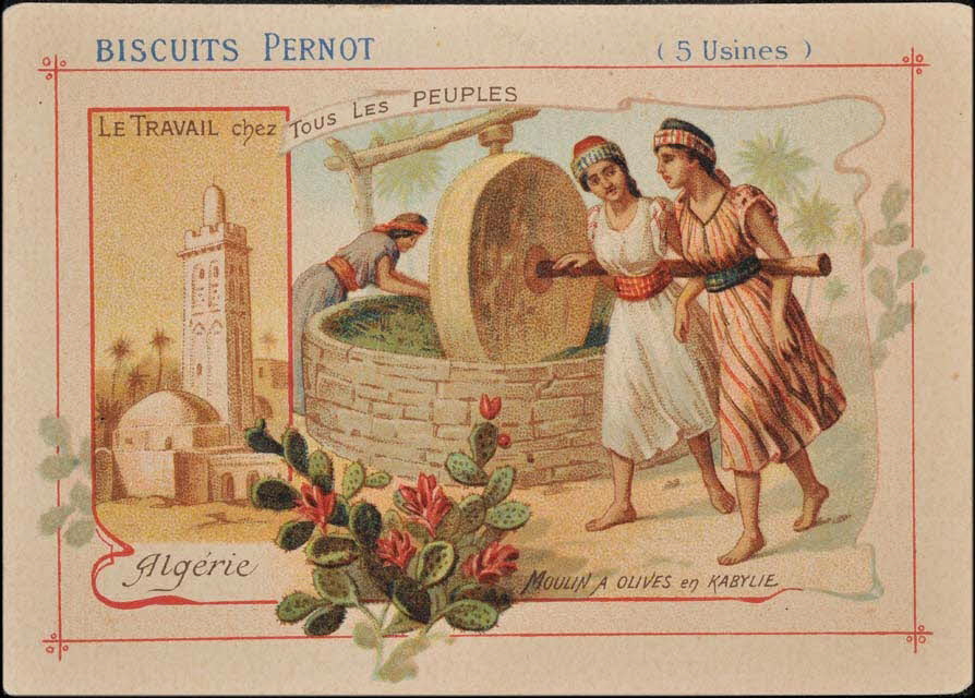 Romanet carte réclame chromo Paris 1877-1913 1995.1.472.1 Photo Mucem