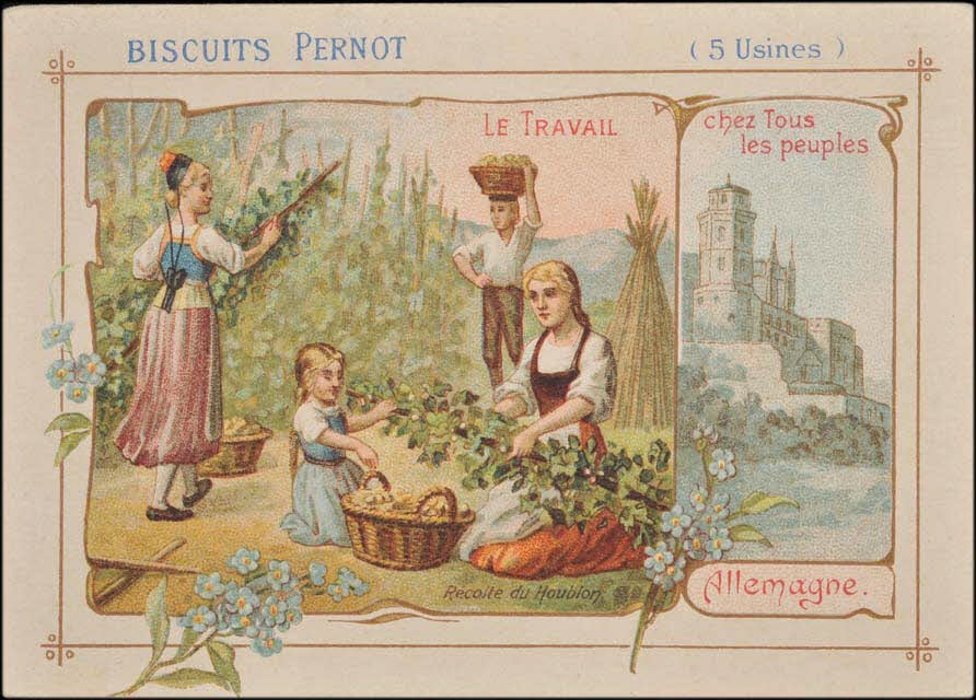 Romanet carte réclame chromo Paris 1877-1913 1995.1.472.2 Photo Mucem