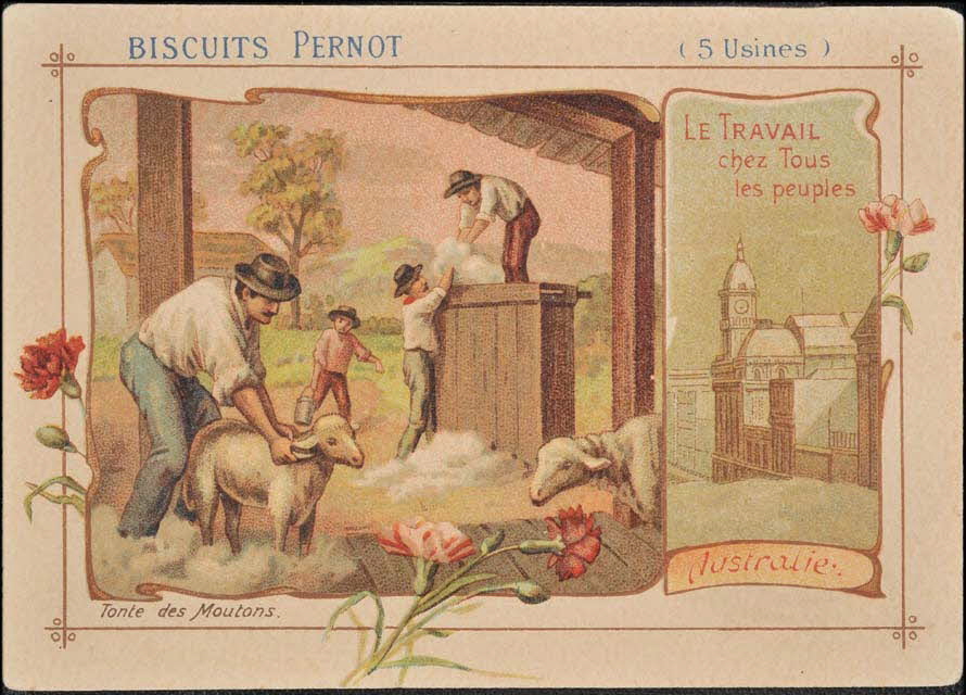 Romanet carte réclame chromo Paris 1877-1913 1995.1.472.3 Photo Mucem