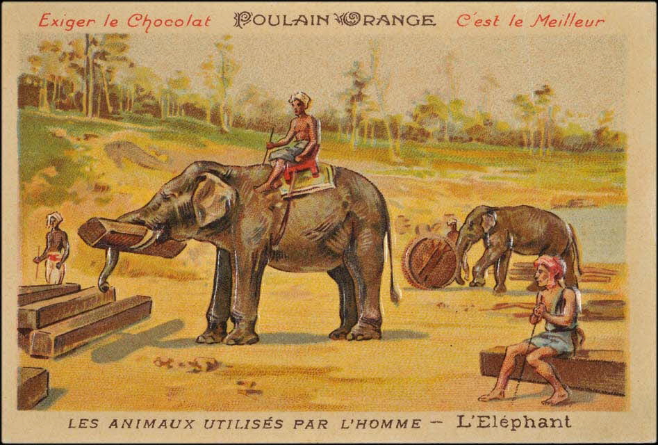 Romanet carte réclame chromo Paris 1877-1913 1995.1.480.5 Photo Mucem