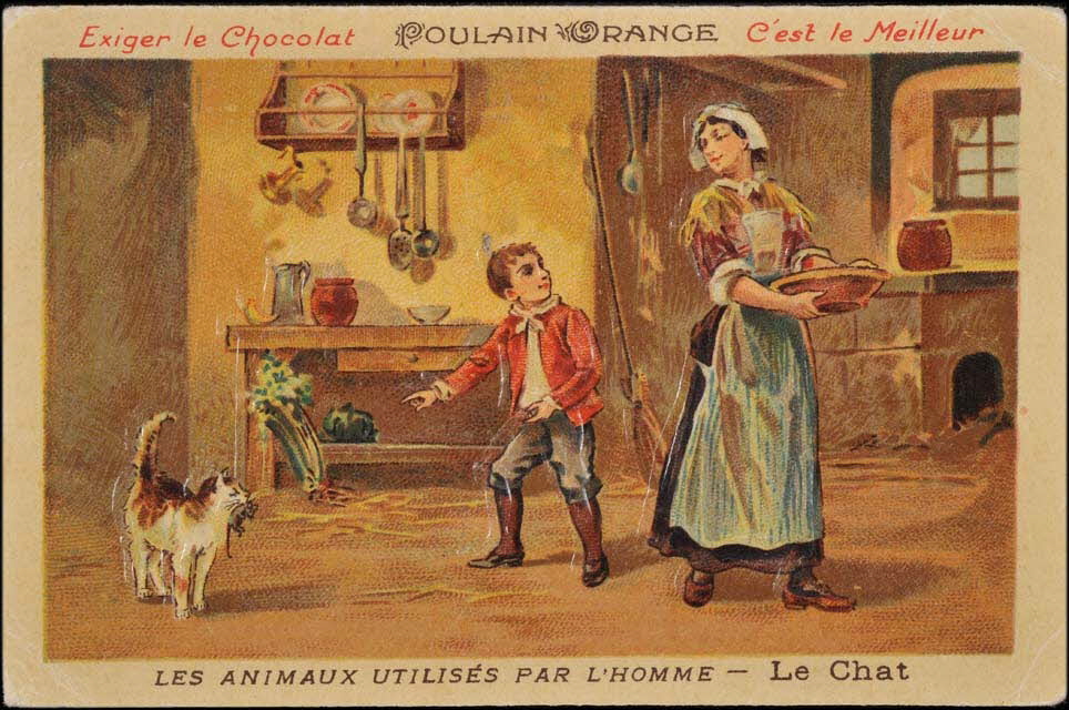 Romanet carte réclame chromo Paris 1877-1913 1995.1.480.1 Photo Mucem