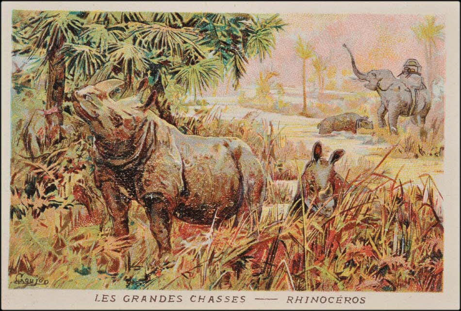 Goujon ; Romanet carte réclame chromo Paris 1877-1907 1995.1.655.19 Photo Mucem