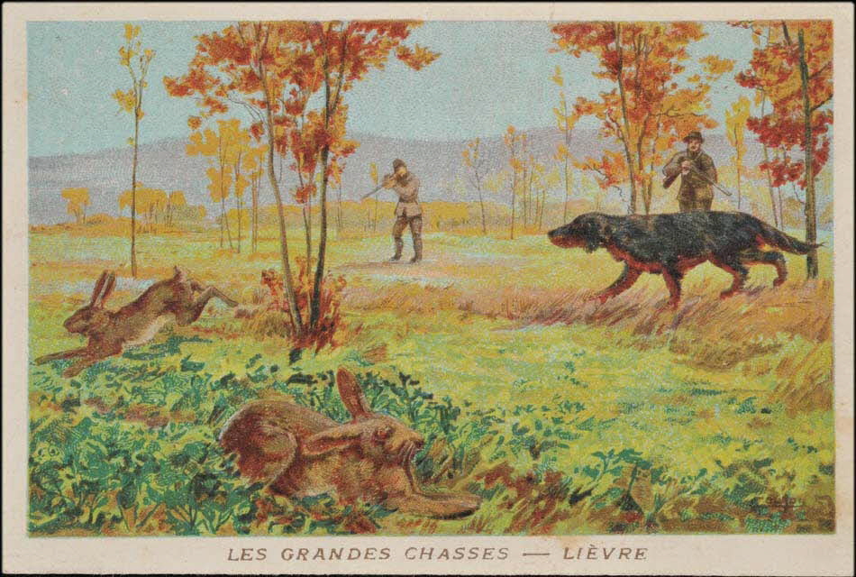 Goujon ; Romanet carte réclame chromo Paris 1877-1907 1995.1.655.10 Photo Mucem