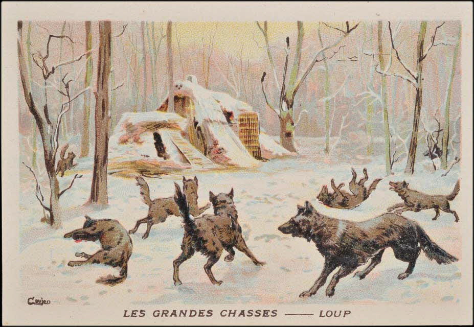 Goujon ; Romanet carte réclame chromo Paris 1877-1907 1995.1.655.12 Photo Mucem