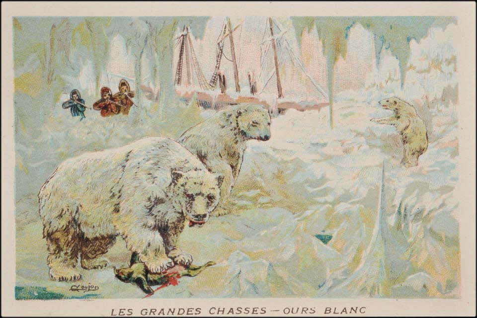 Goujon ; Romanet carte réclame chromo Paris 1877-1907 1995.1.655.16 Photo Mucem