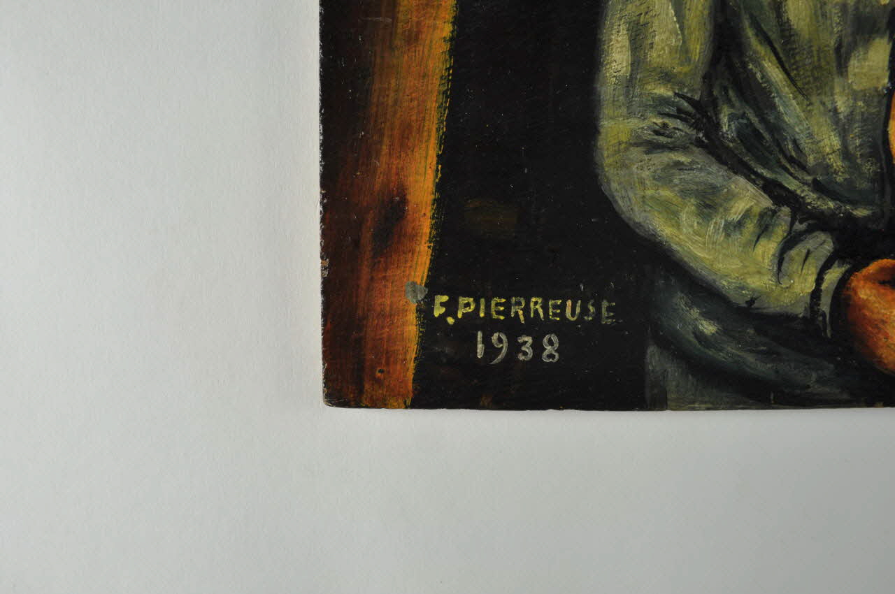 Fortuné Pierreuse peinture Deux mineurs Nord-Pas-de-Calais, France 1938 1940.7.3 Photo Mucem