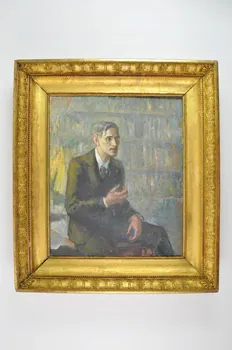 Louis Denis-Valveranne tableau Portrait de Jean Charles-Brun 1925-1943 1988.35.1  Photo Mucem