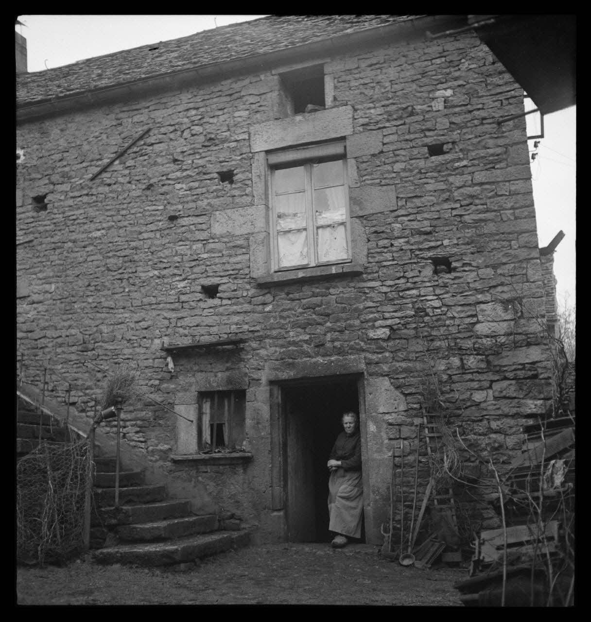 Marc Augier photographie Vieille maison Bourgogne, France 1937/2/1 Ph.1937.90 Photo