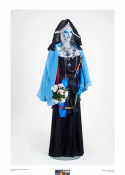 costume Costume de Soeur Orgia Provence-Alpes-Côte d'Azur, France 1994 2015.4.1.1-30  Photo Mucem/ Yves Inchierman
