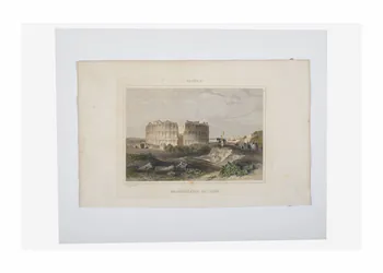 Rouargue Frères gravure Amphithéâtre d’El Jem Mahdia, Tunisie 1830-1850 2015.16.67 Photo Mucem/ Yves Inchierman