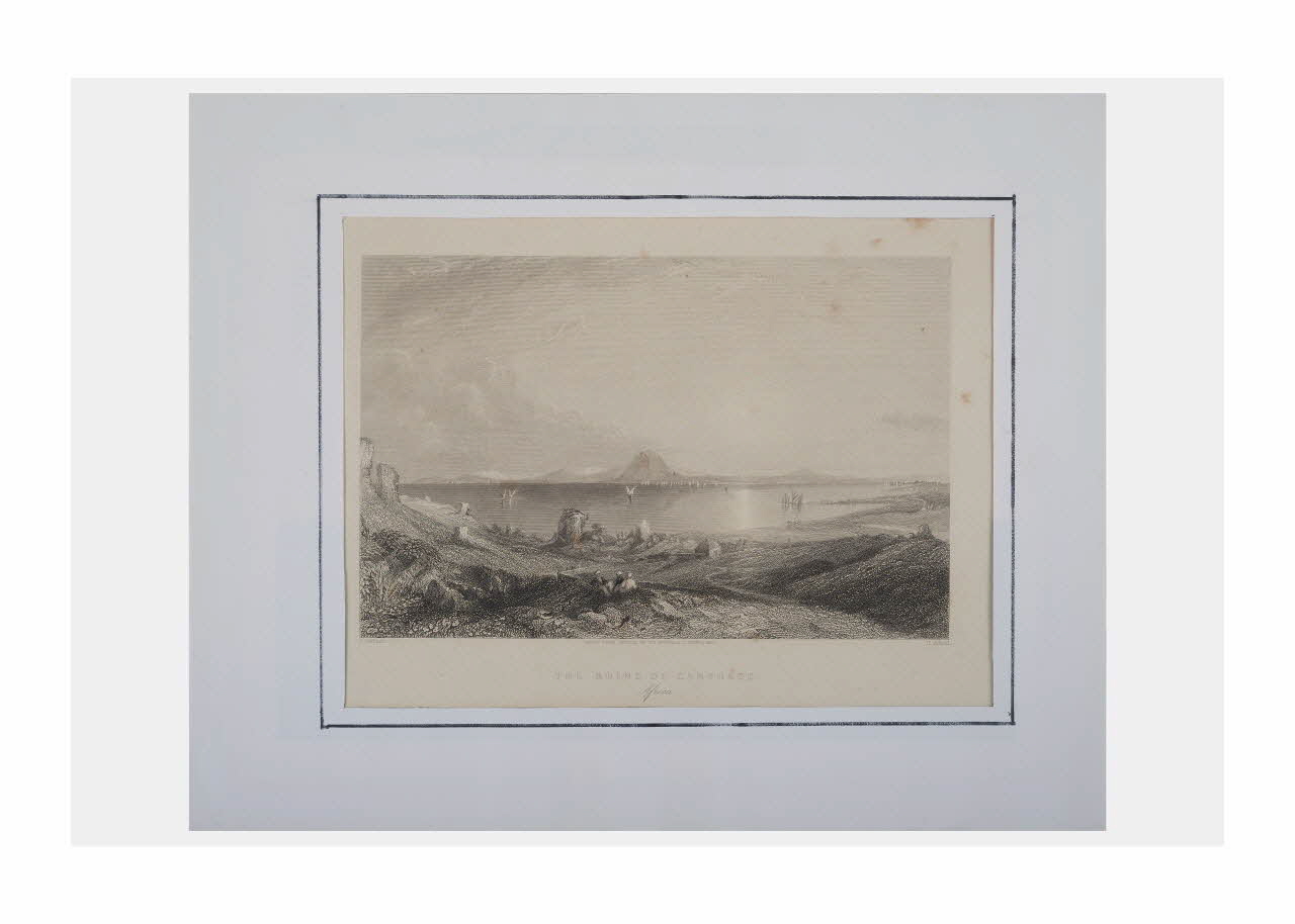 Sir Grenville Temple ; Henry H. Adlard ; J. Salmon gravure The ruins of Carthage, Africa Royaume Uni 1832 2015.16.69 Photo Mucem/ Yves Inchierman
