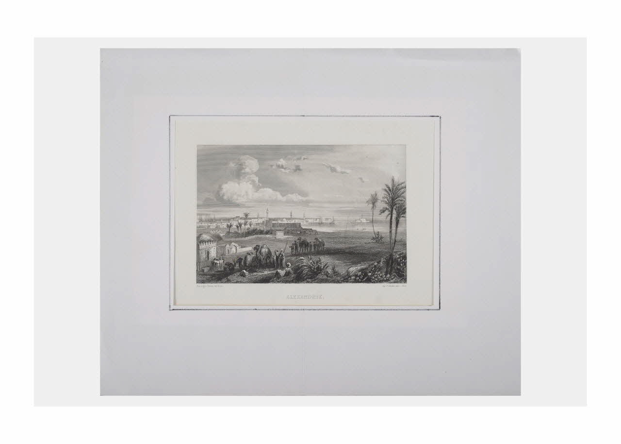 Rouargue Frères gravure Alexandrie Ile-de-France, France 1862-1863 2015.16.76 Photo Mucem/ Yves Inchierman