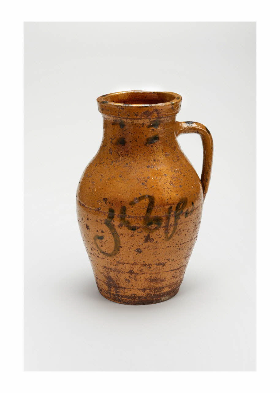 cruche à vin Gvino Kakhétie, Géorgie 1920-1930 2015.39.11 Photo Mucem/ Yves Inchierman