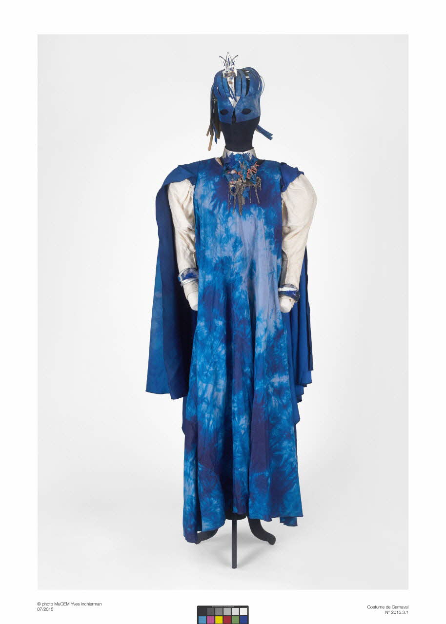 Reinhard Ubbelohde Doering masque de déguisement Costume de Marseille Provence-Alpes-Côte d'Azur, France 1989 2015.3.1.2 Photo Mucem/ Yves Inchierman