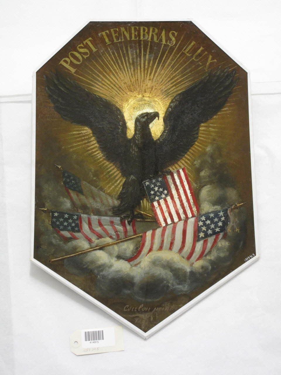 peinture sous verre Post Tenebras Lux 1973.31.5 Photo