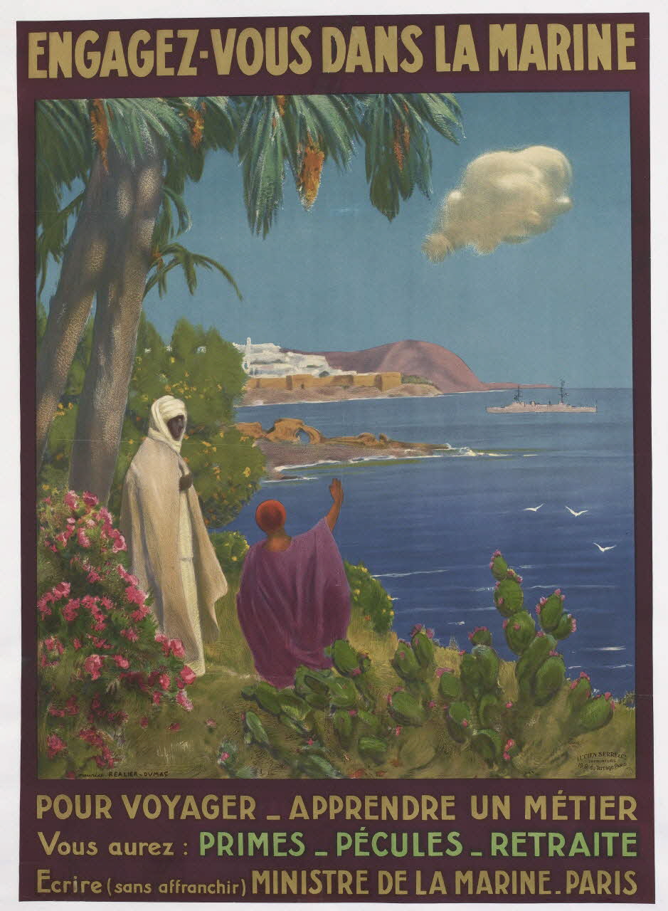 affiche ENGAGEZ-VOUS DANS LA MARINE 2001.3.4 Photo RMN-Grand Palais (Mucem)